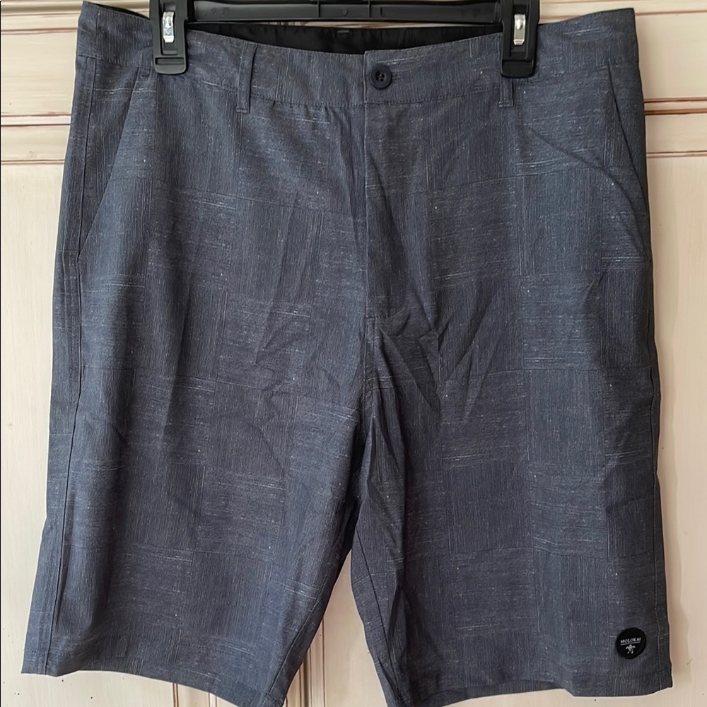 Lokai Gray Flat Front Board Shorts